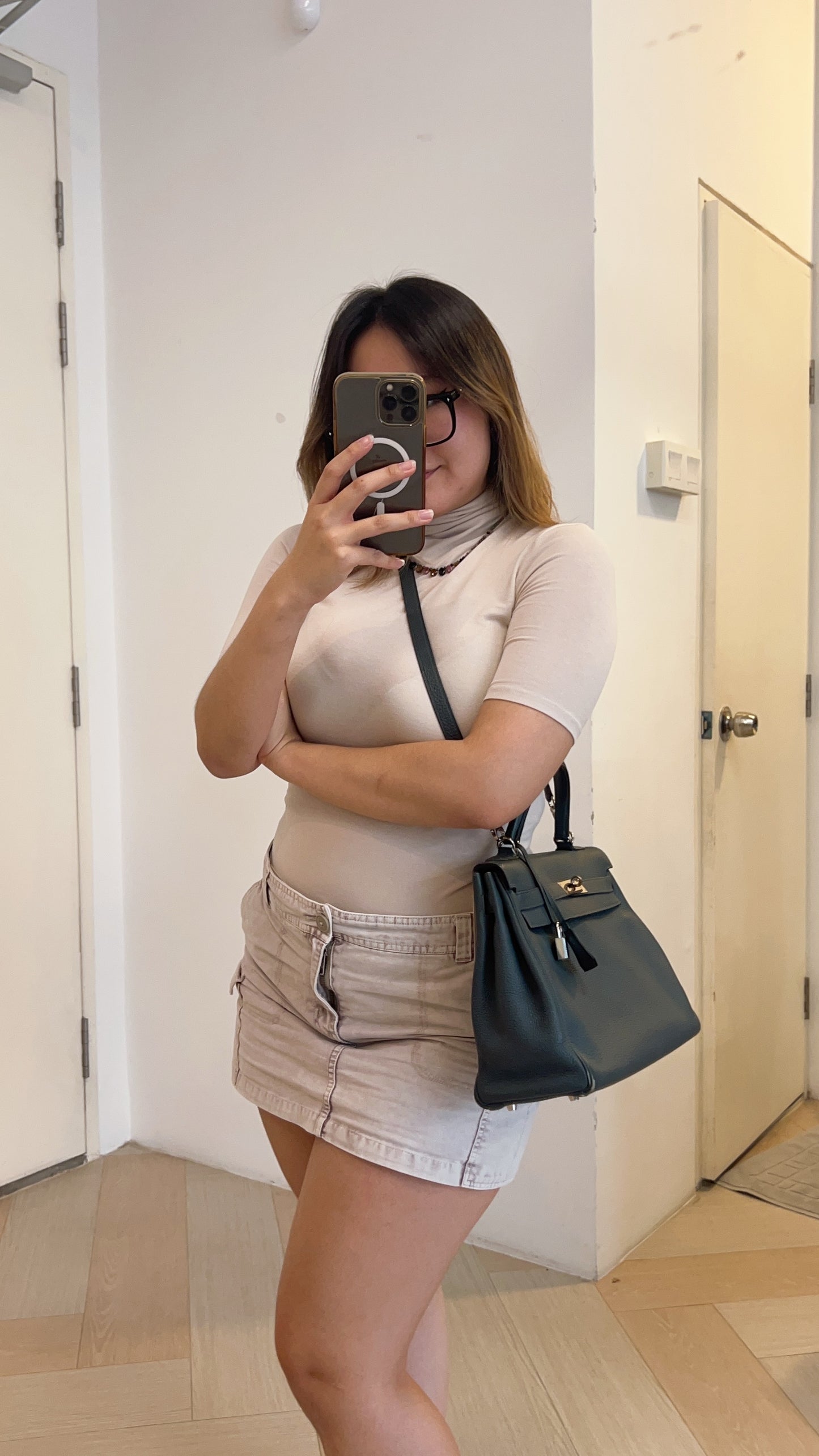 Hermes Bleu Orage Kelly 32 PHW