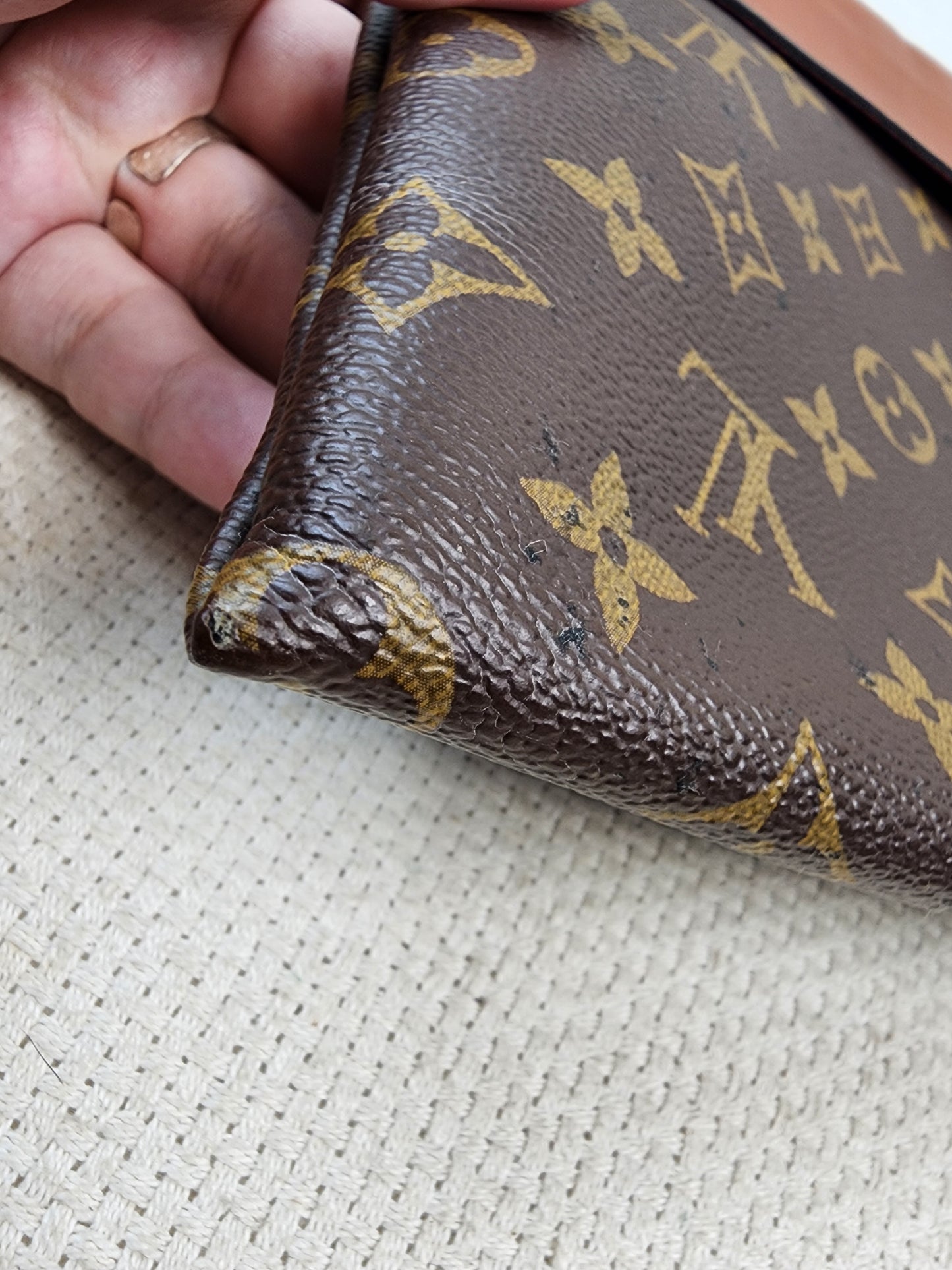 LV Monogram Caramel Tuilerie Pochette