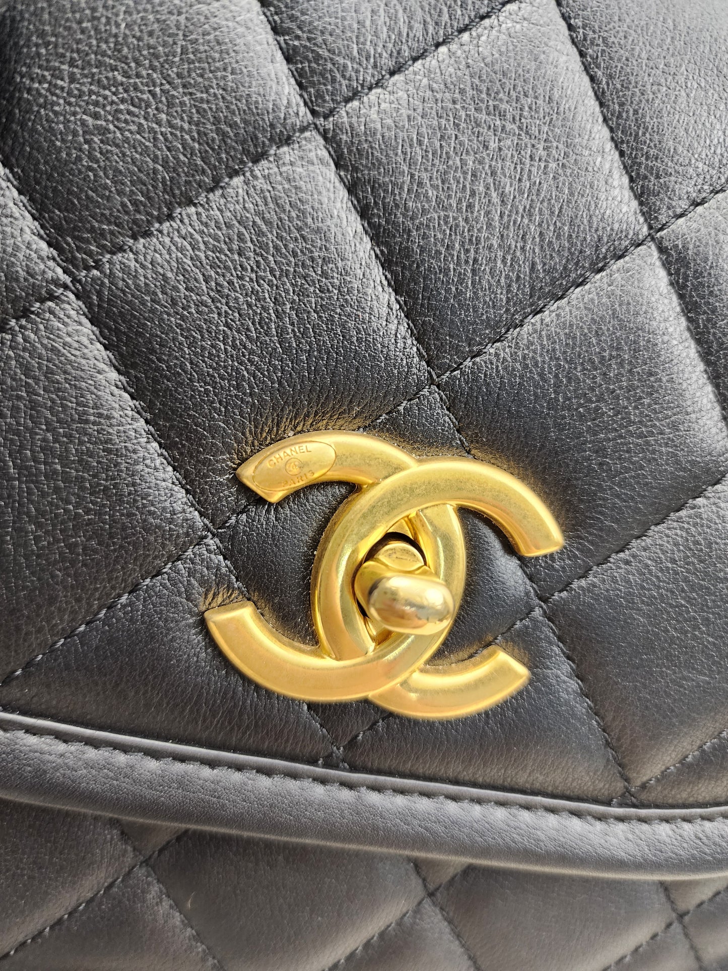 Chanel Black Calfskin 24S Casual Messenger Bag (GHW)
