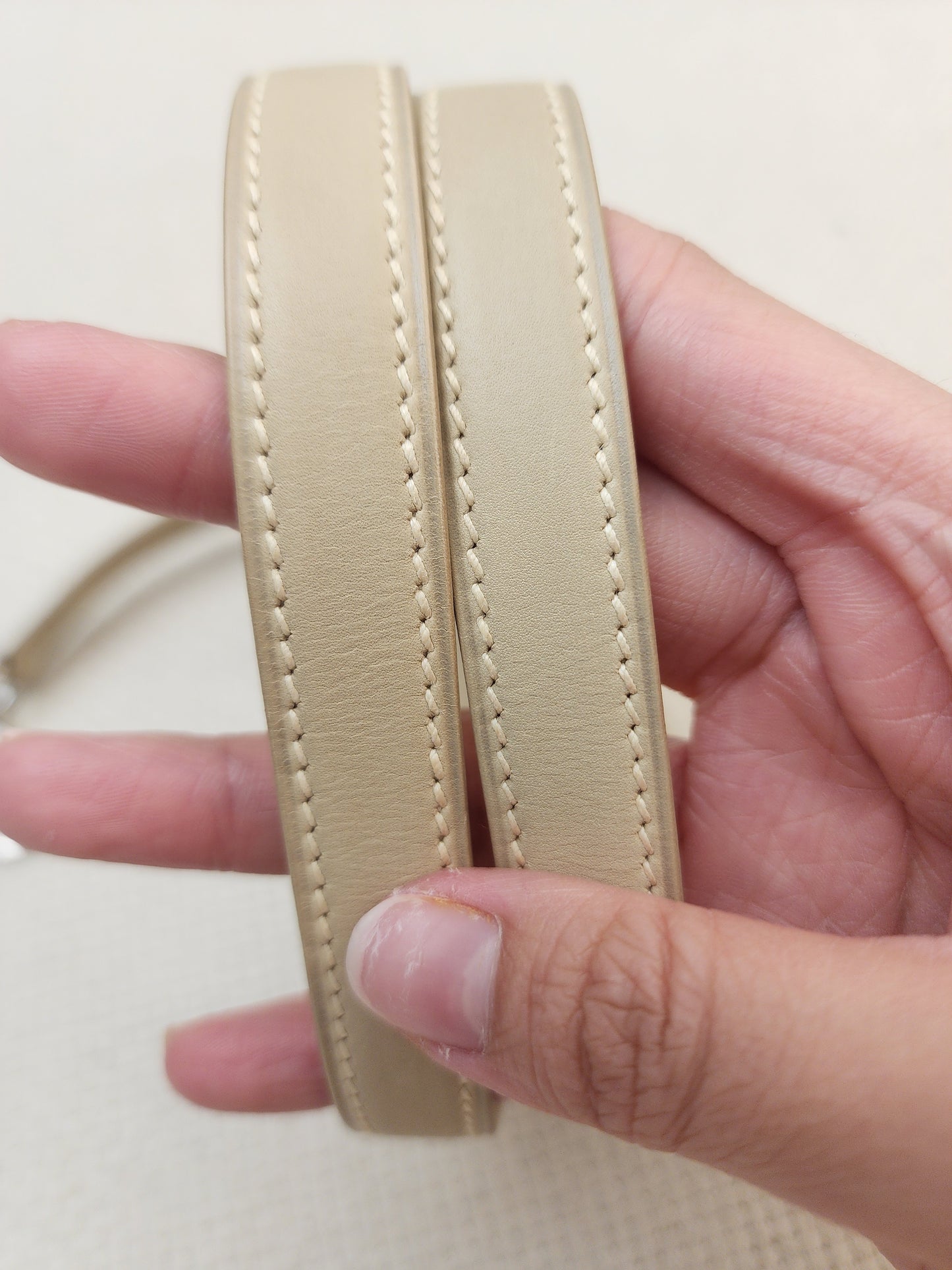 Hermes Beige Strap