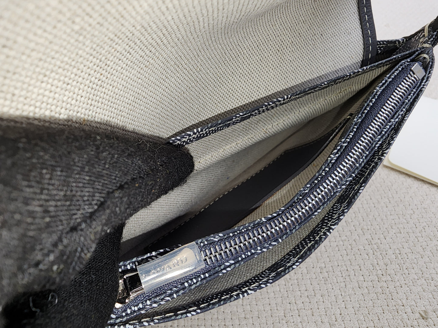Goyard Grey Plumet Pouch Wallet