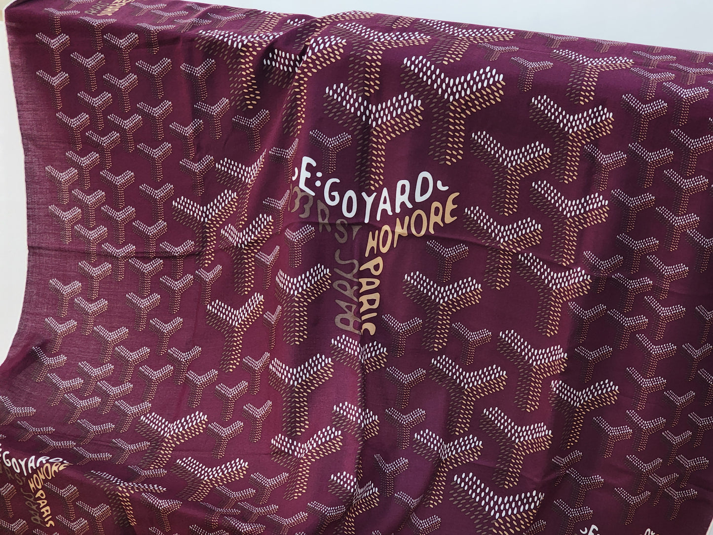 Goyard Bordeaux N’1 Scarf