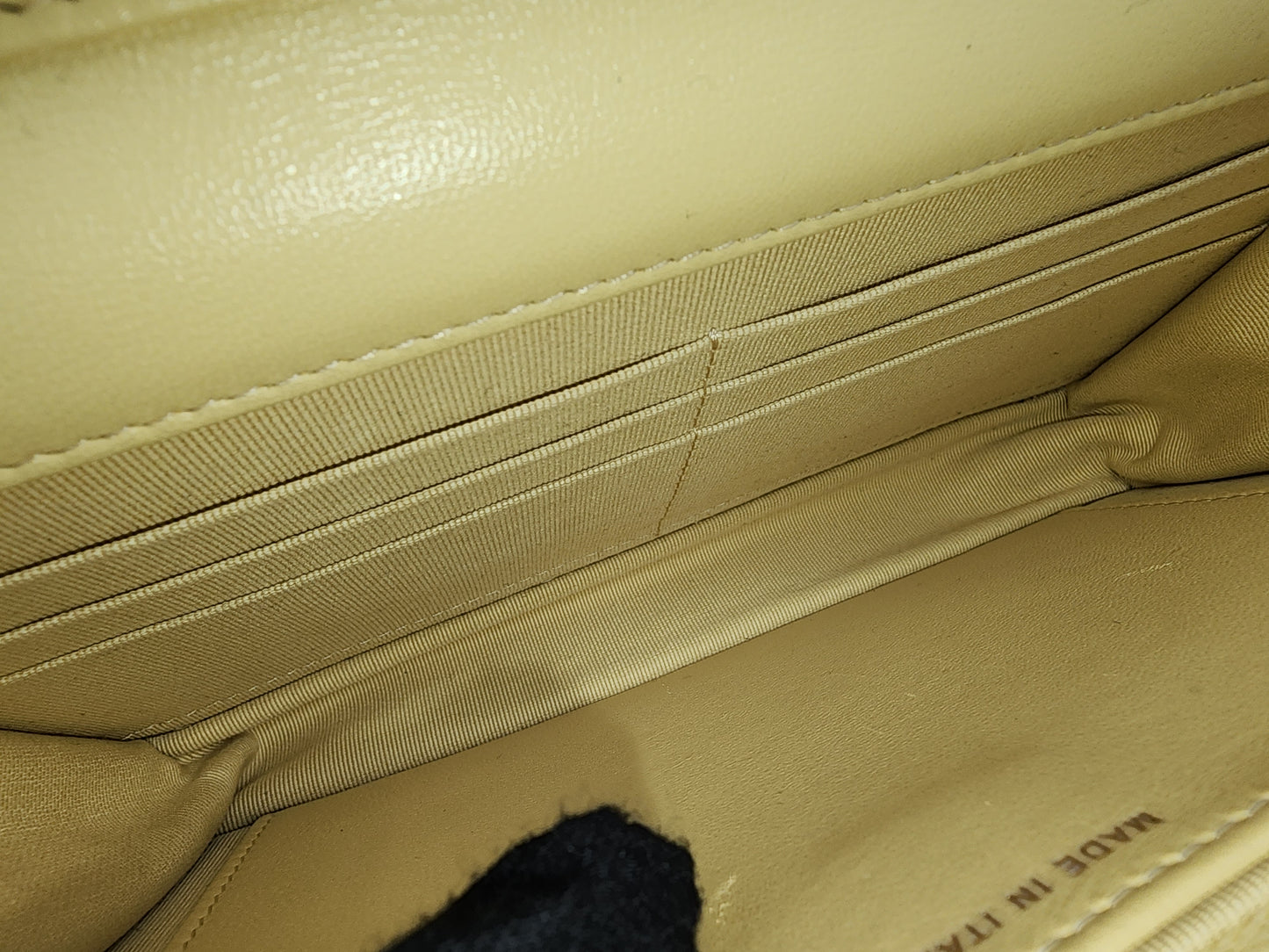 Chanel Yellow Lambskin WOC (GHW)