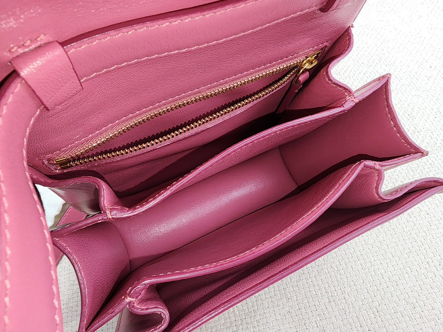 Celine Pink Calfskin Teen Classic Box