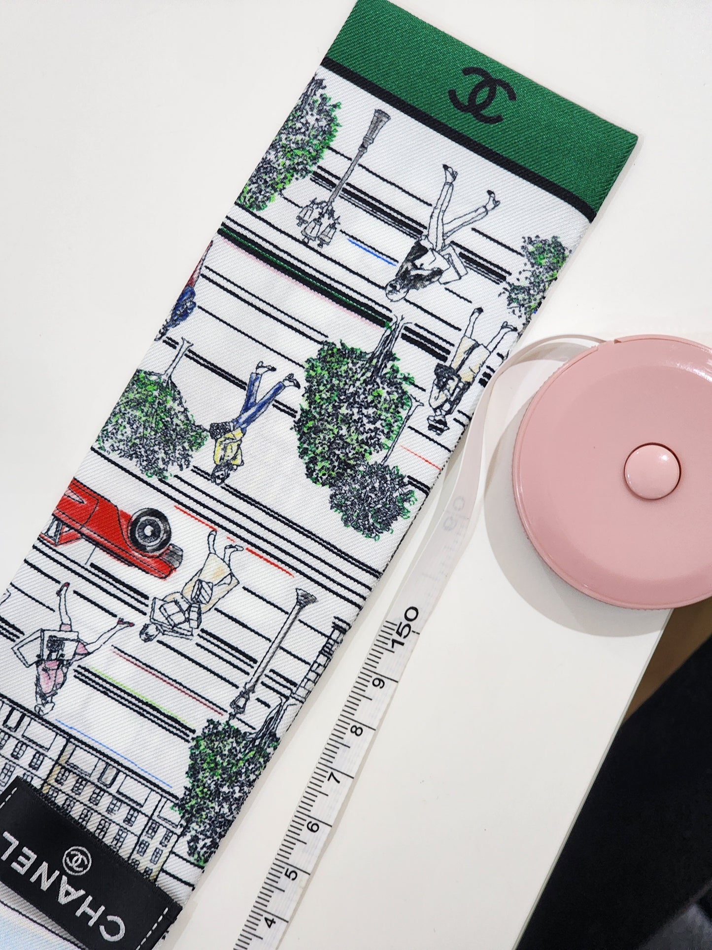 Chanel Silk Multicolor City Twilly