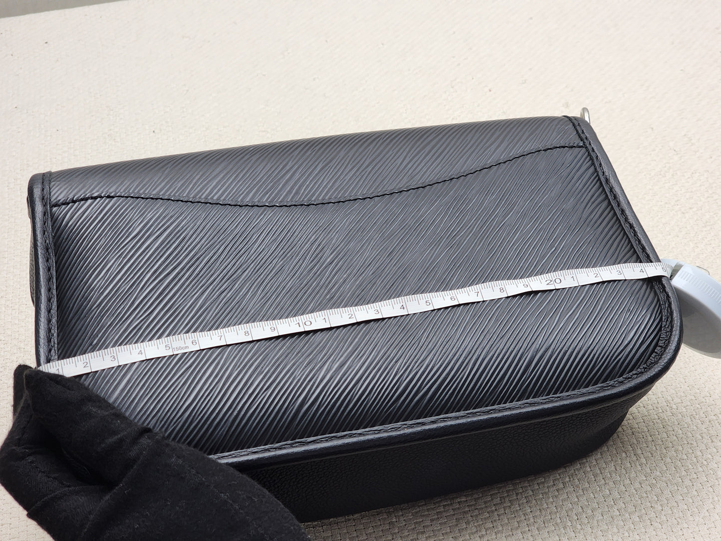 LV Black Epi Buci