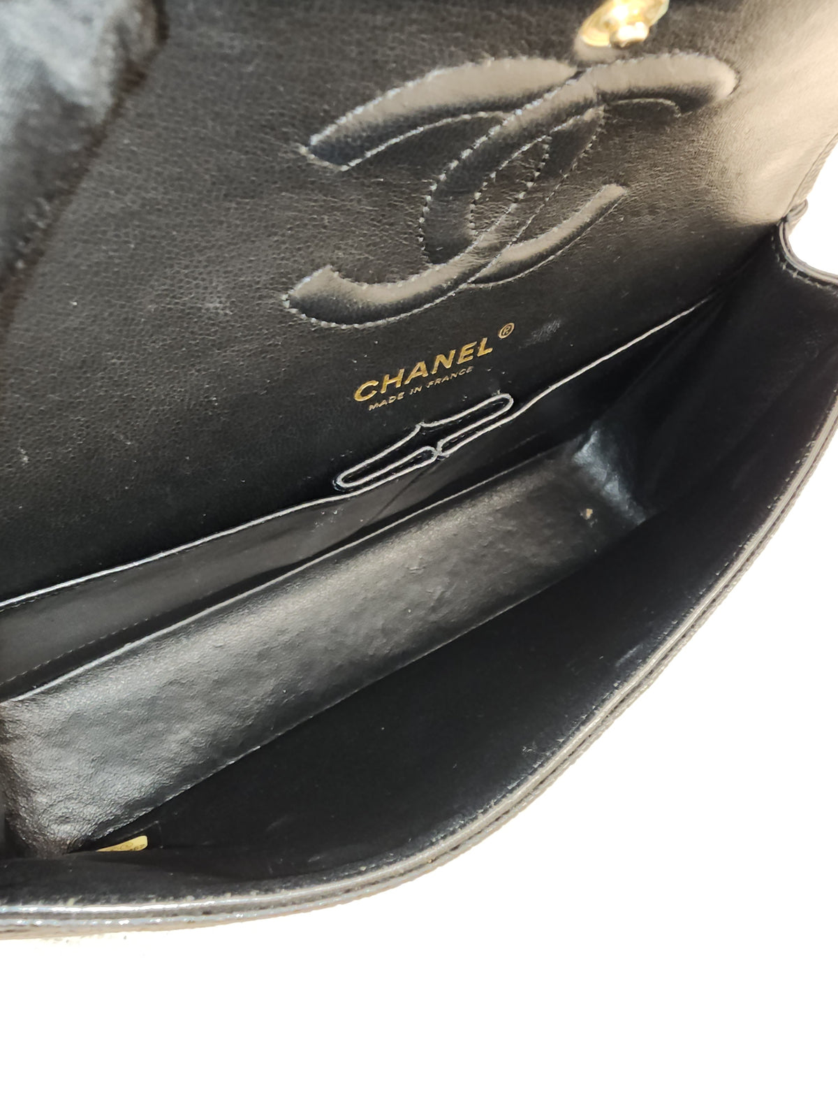 Chanel Black Caviar Medium CF (GHW)
