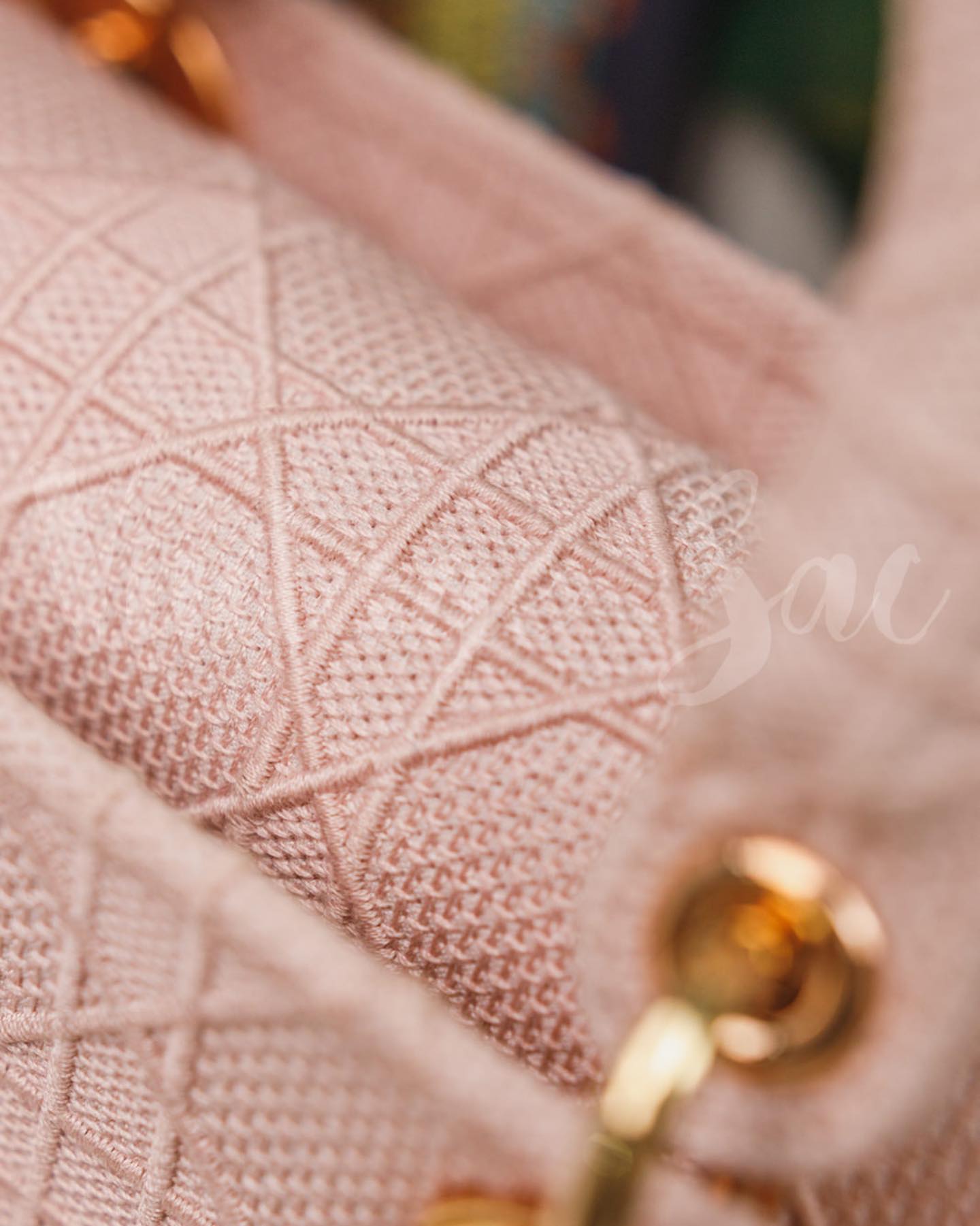 Dior Rosewood Medium Lady D-Lite Bag