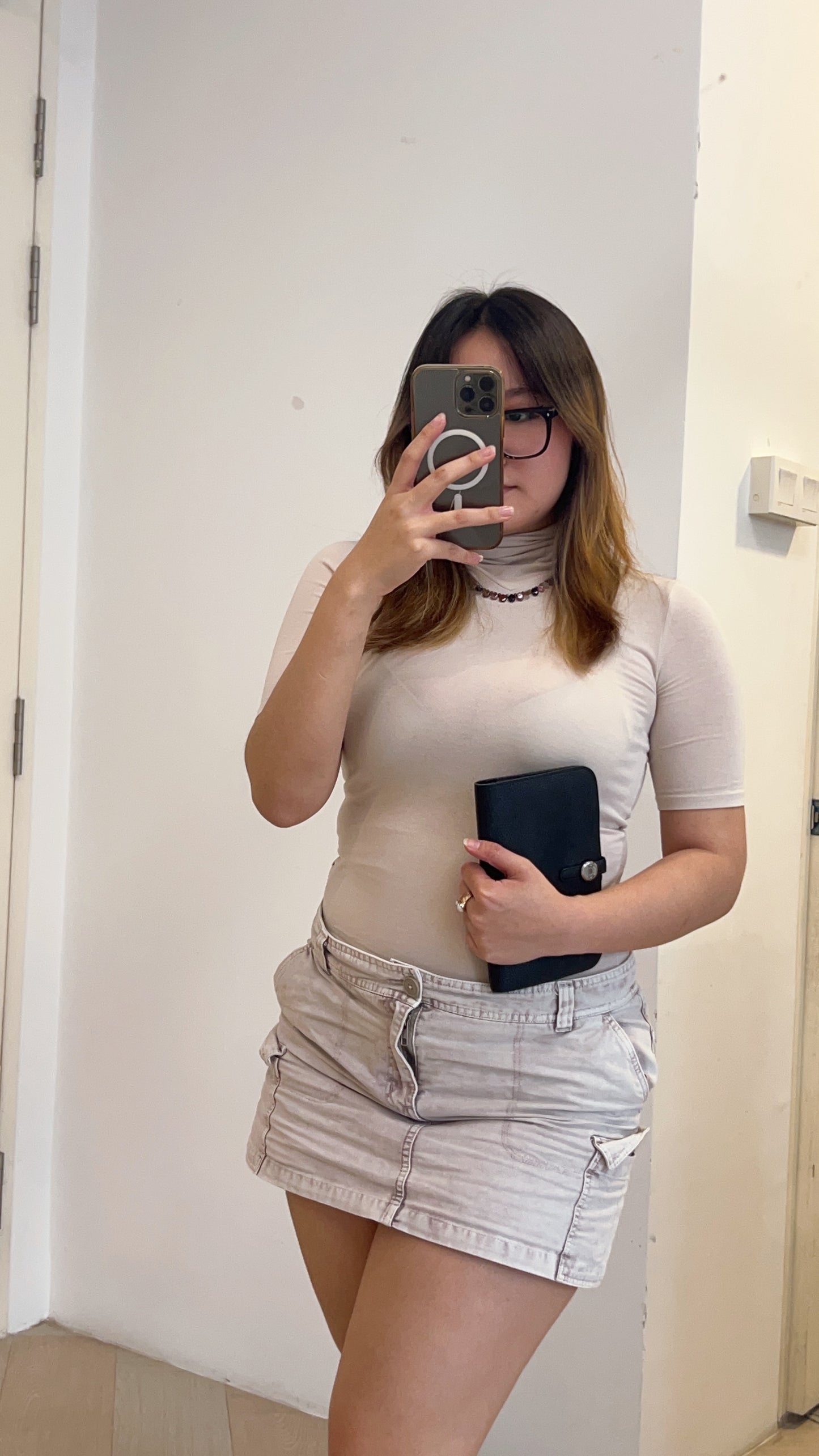 Hermes Noir Dogon Duo Wallet PHW