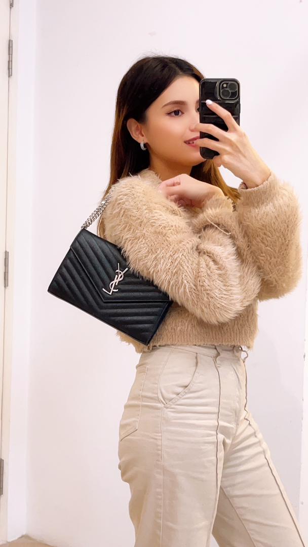 YSL Black Large WOC