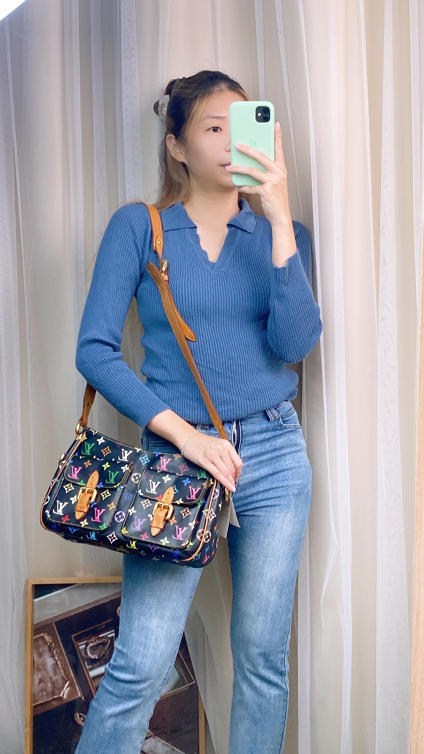 LV Black Multicolour Lodge GM