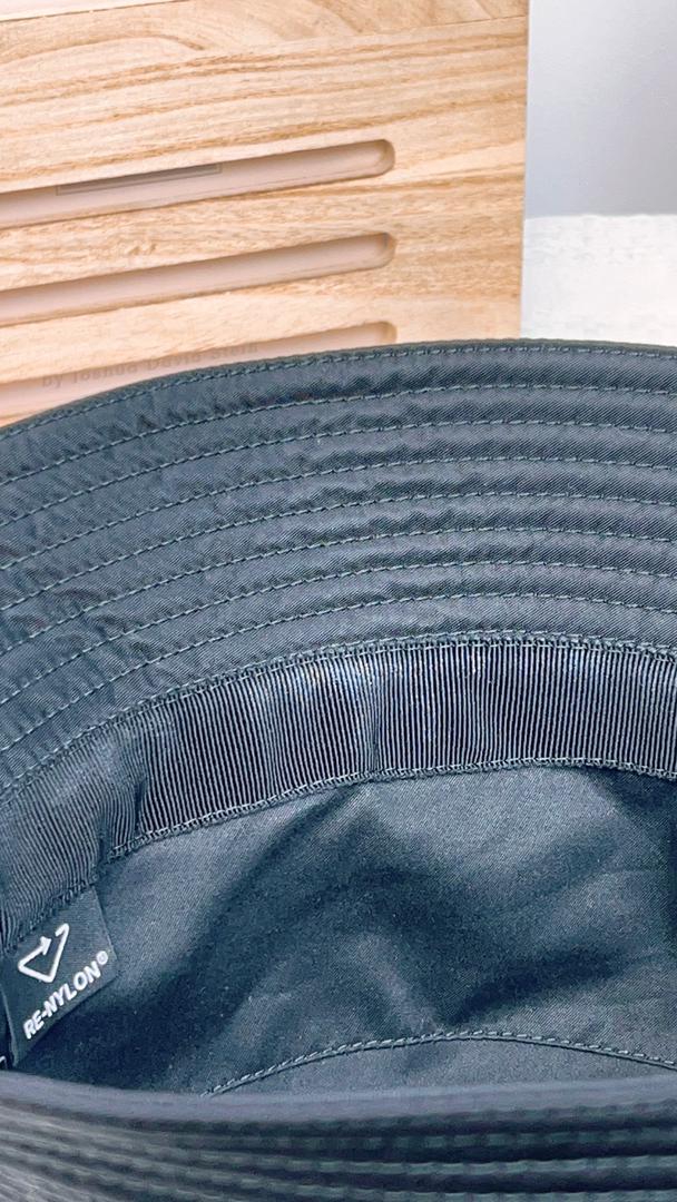 Prada Black Re-Nylon Bucket Hat (M size)