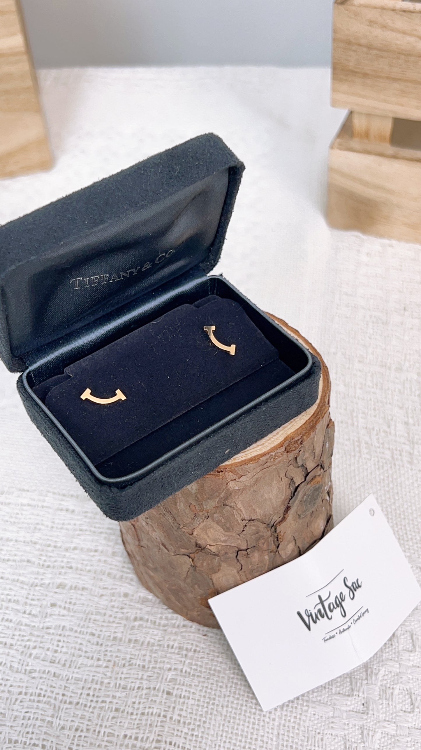 Tiffany & Co T Smile Yellow Gold Earrings