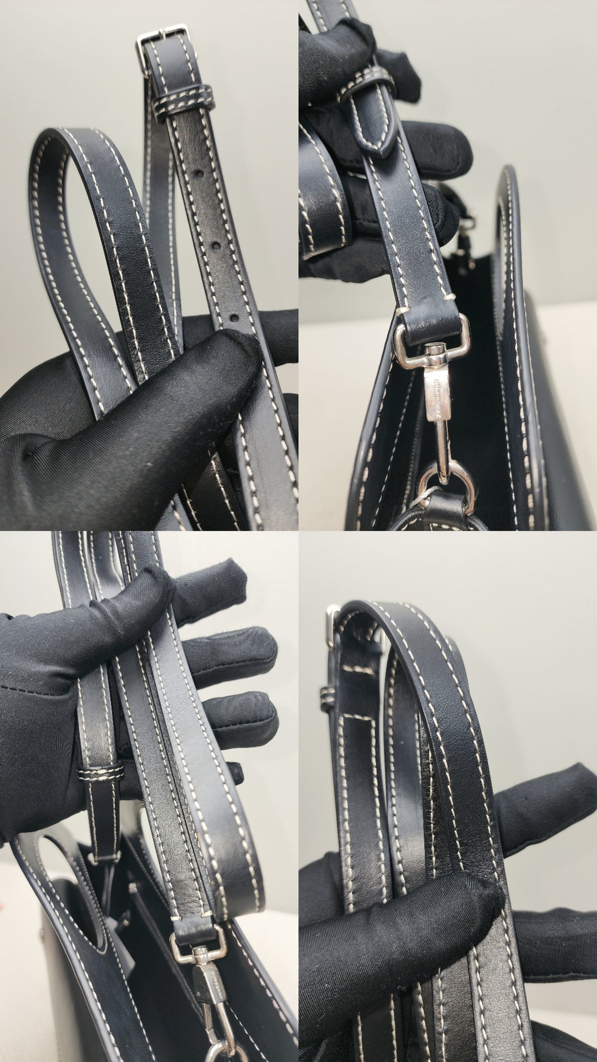 Burberry Black Calfskin Mini Pocket Bag (SHW)