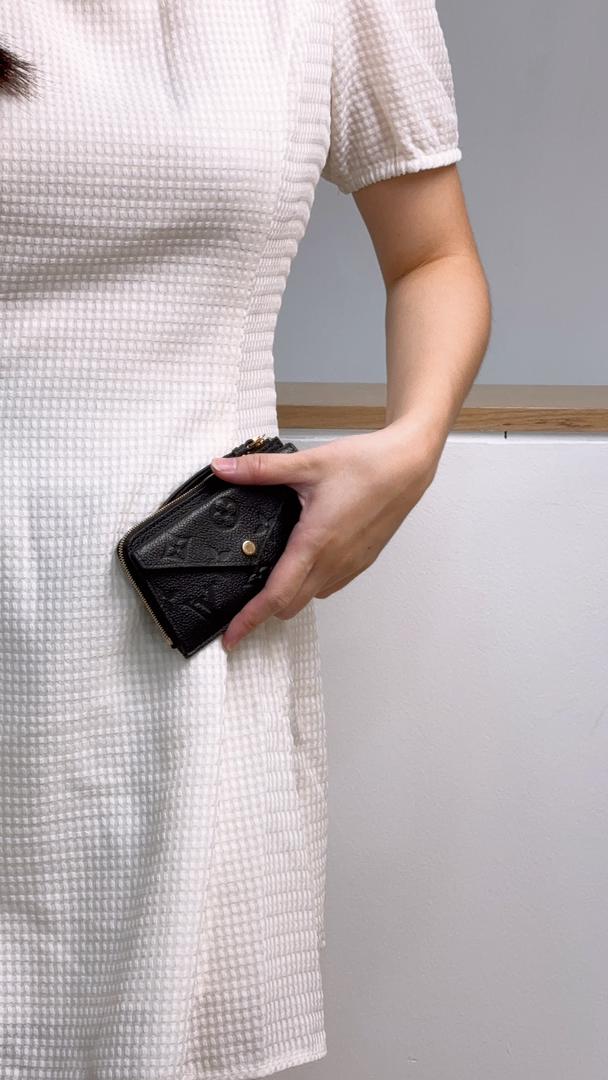 Louis Vuitton Black Empreinte Recto Verso Card Holder