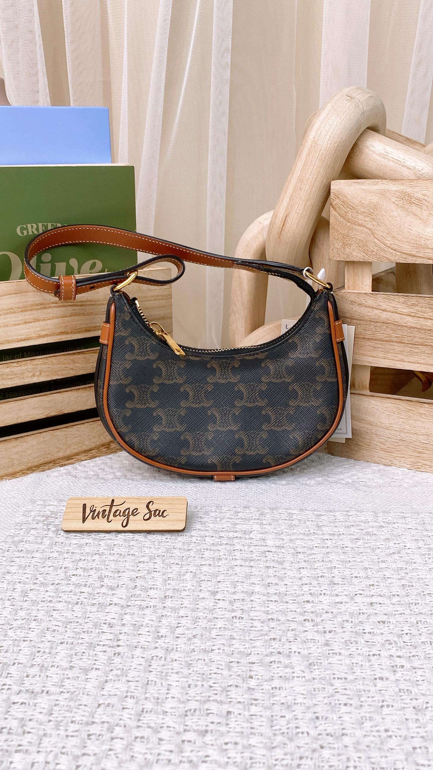 Lisa Celine Ava Bag Celine Triomphe Mini Ava – VintageSac