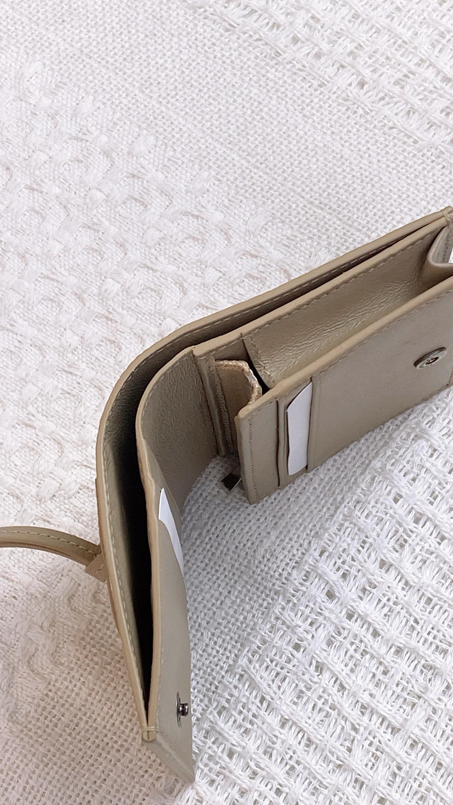 Balenciaga Taupe Neo Classic Mini Wallet