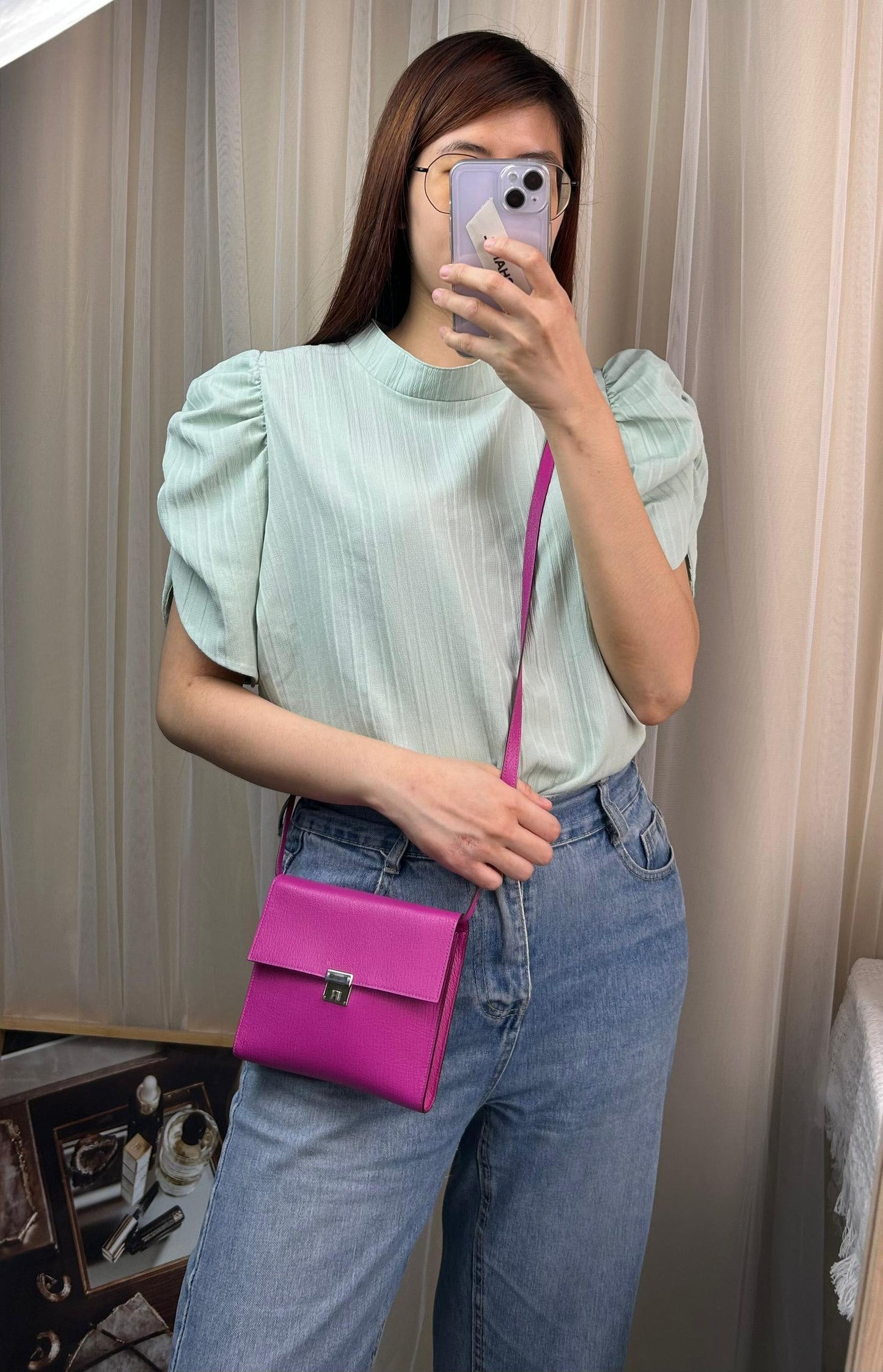 Hermes Magnolia Clic 16 (PHW)