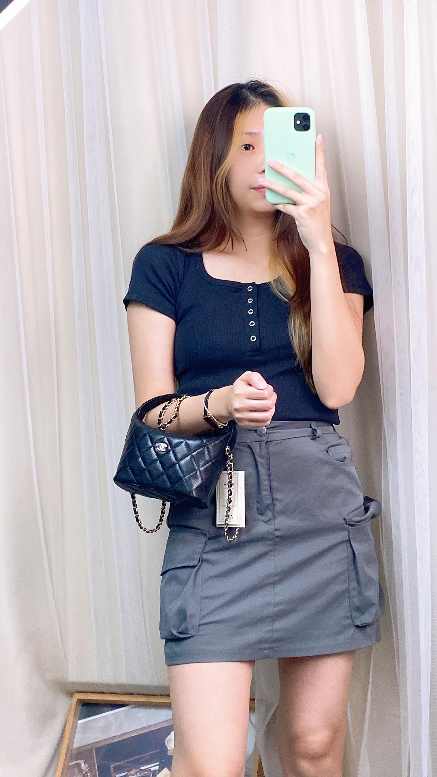 Chanel Black Caviar 25c Hobo Clutch On Chain (GHW)