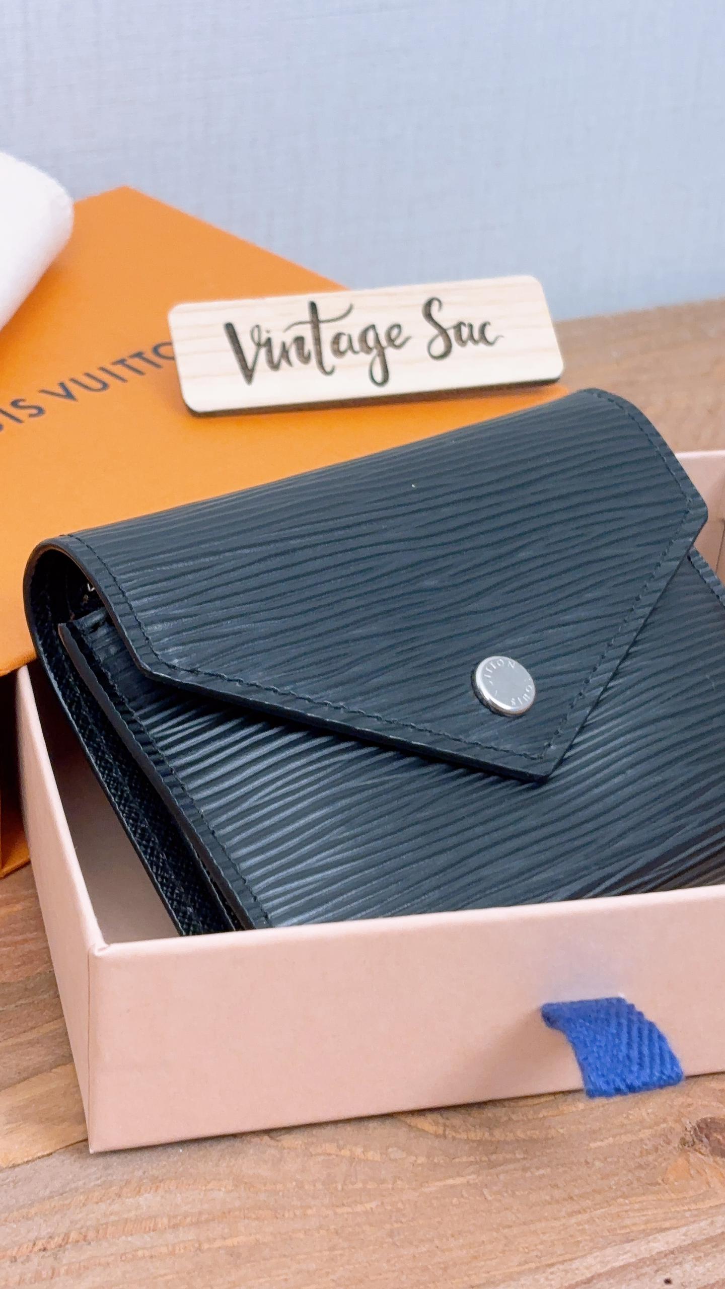 LV Black Epi Victorine Wallet