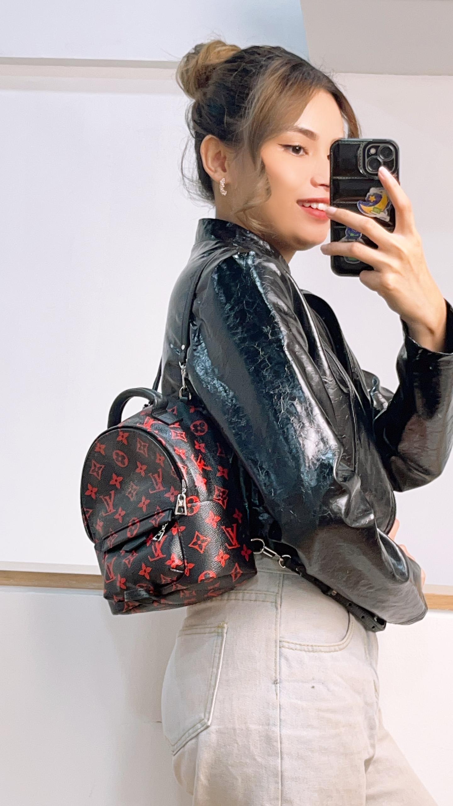 LV Infrarouge Monogram Mini Palm Springs Backpack