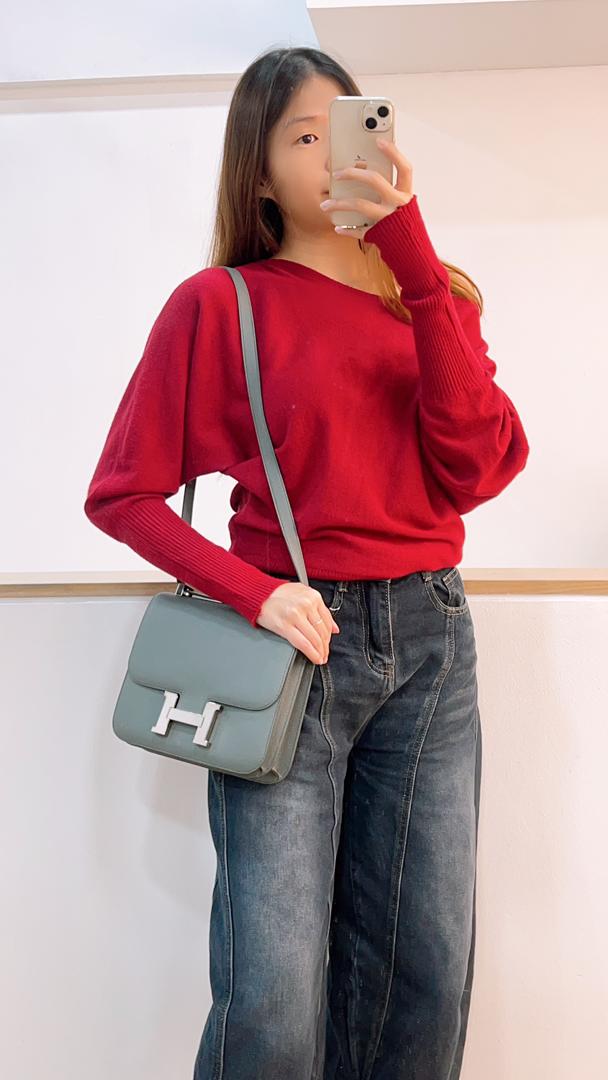 Hermes Epsom Vert Amande C24 PHW