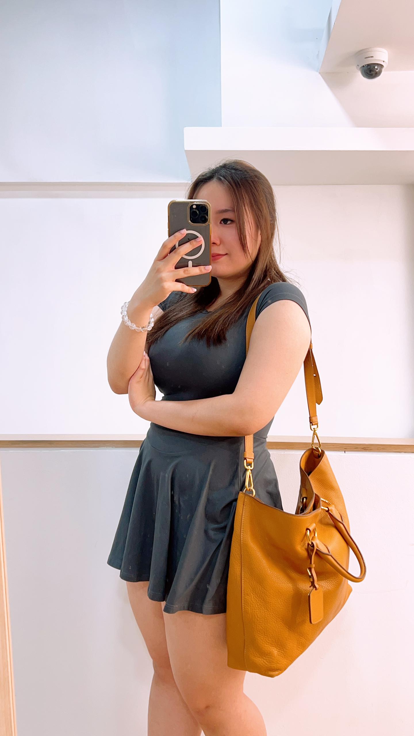 Prada Brown Vitello Daino Tote (GHW)