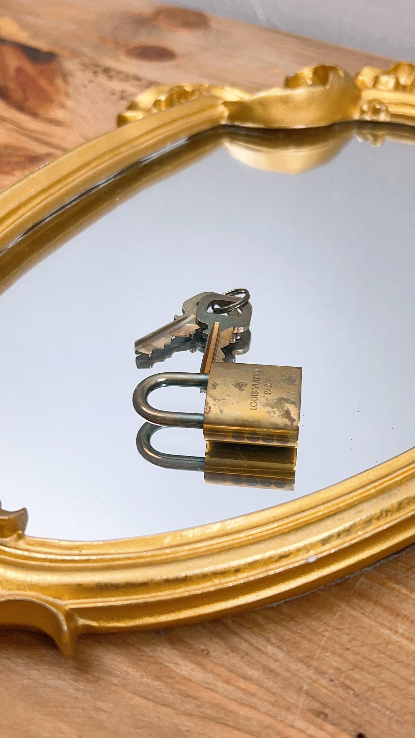 LV Key and Padlock