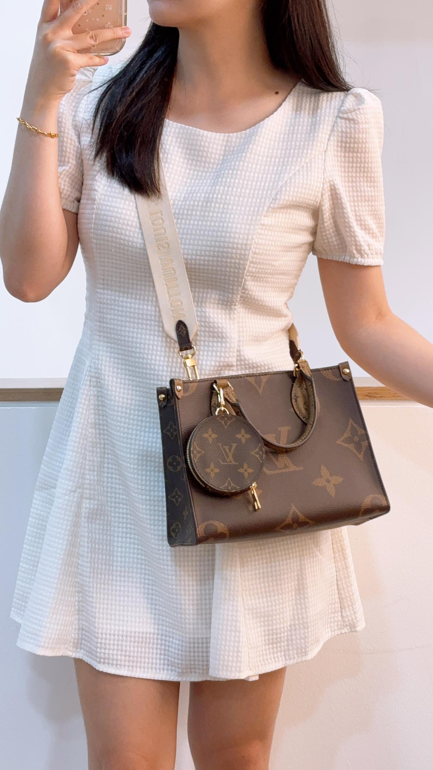 LV Reverse Monogram On The Go PM