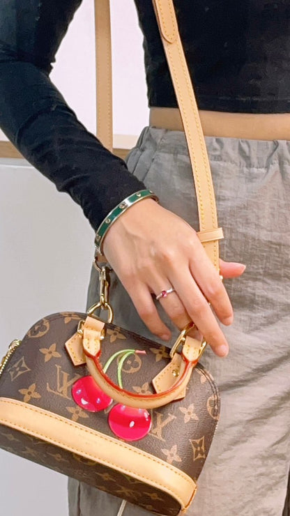 LV Monogram Nano Alma Cerise