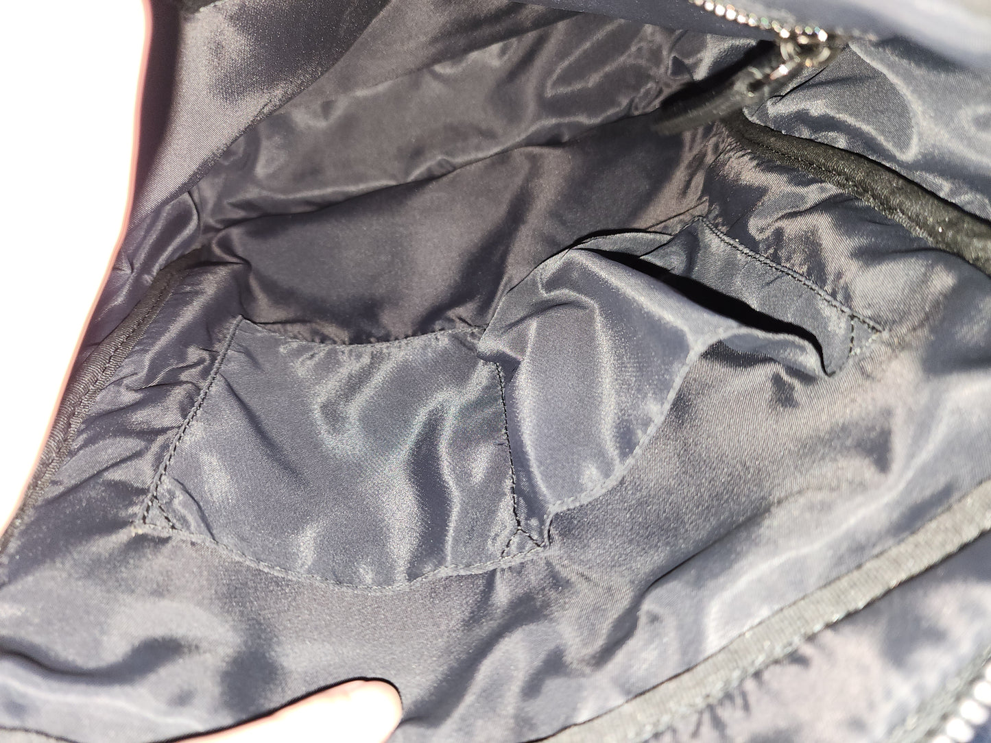 Burberry Nylon Smoked Check Messenger Bag