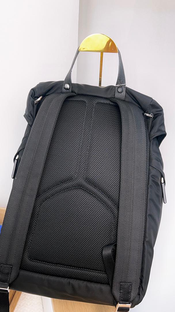 Prada Black Nylon Backpack