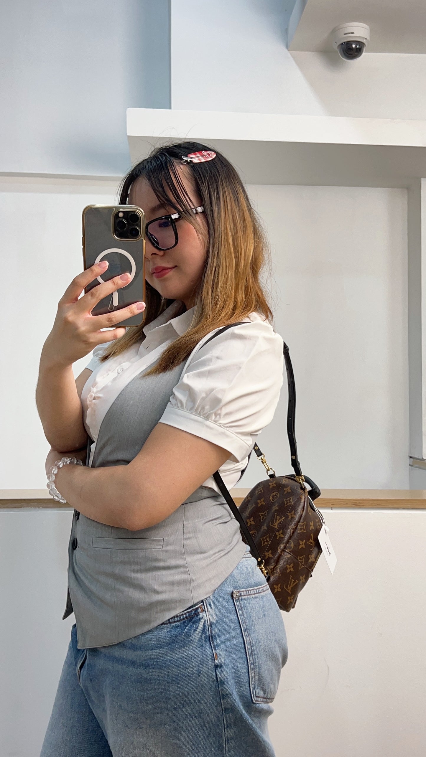 Louis Vuitton Monogram Palm Spring Mini Backpack