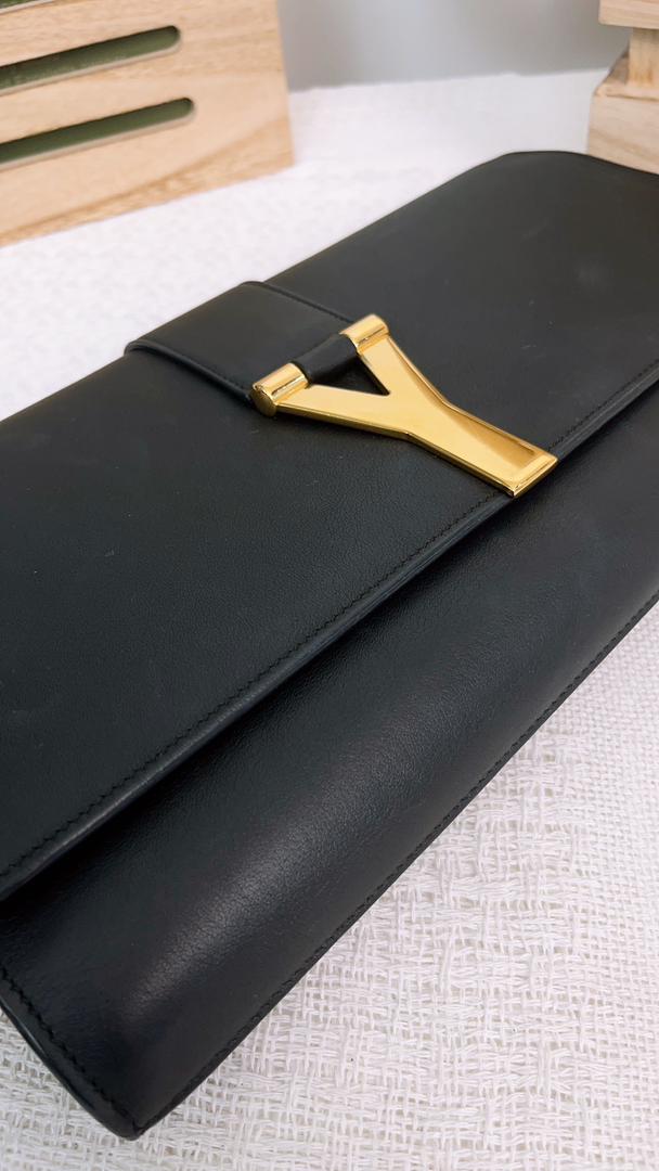 YSL Calfskin Y ligne Clutch