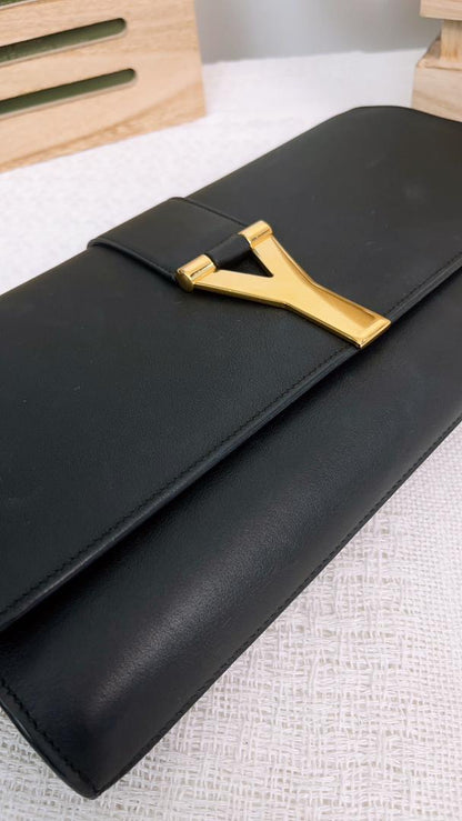 YSL Calfskin Y ligne Clutch