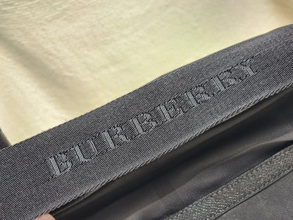 Burberry Nylon Smoked Check Messenger Bag