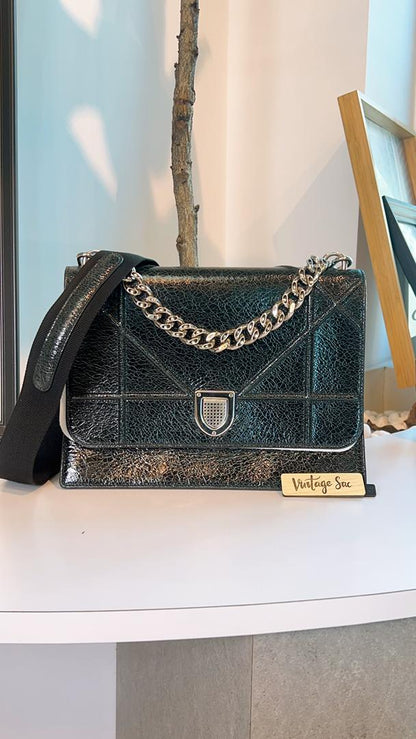 Dior Black Diorama Satchel Bag
