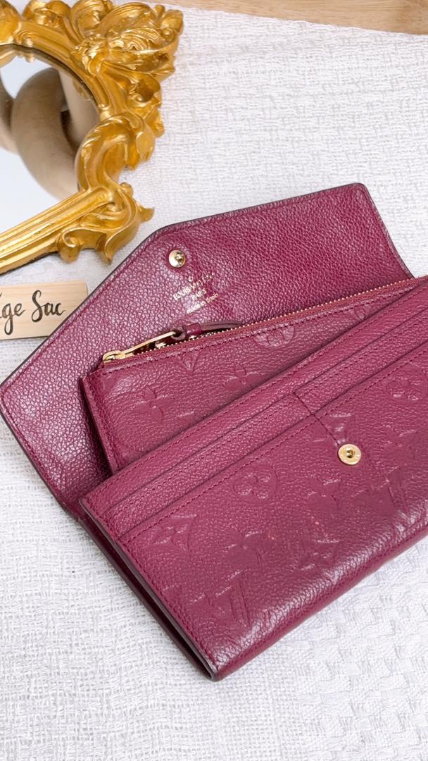 Louis Vuitton Purple Empreinte Curieuse 2in1 Wallet