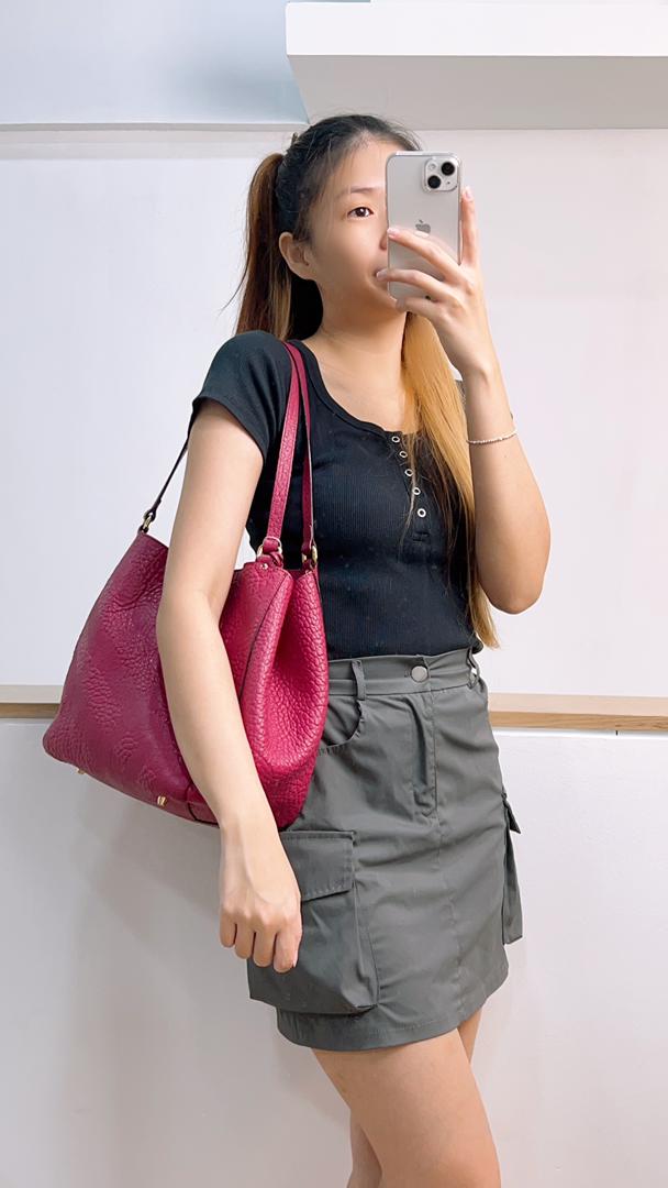 Burberry Purple Small Cantorbury Tote