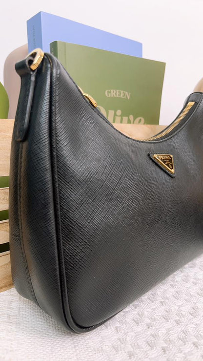 Prada Saffiano Re-Edition 2005 3in1 Hobo