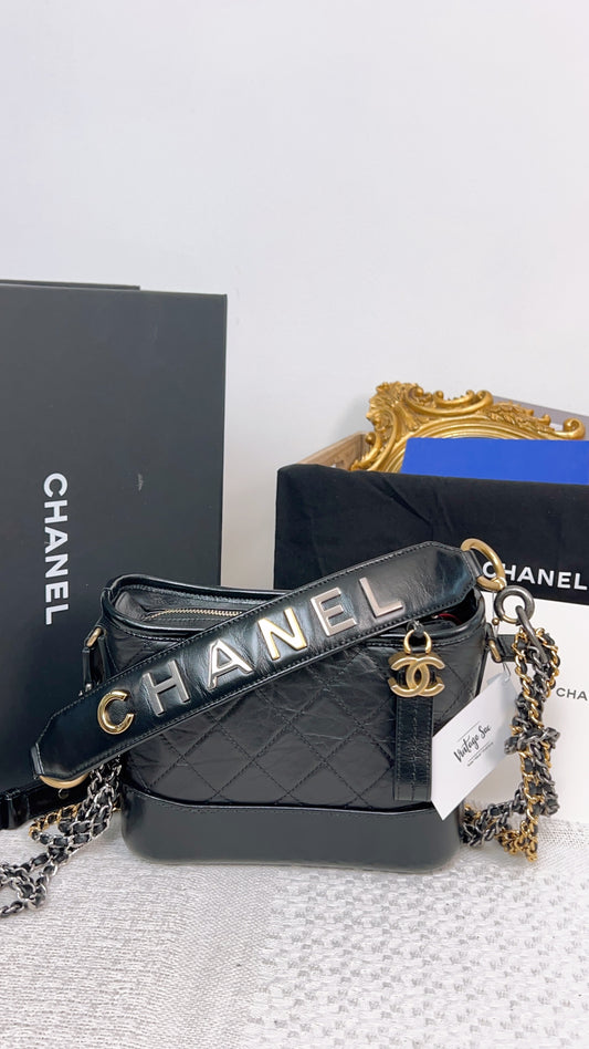Chanel Black Small Gabrielle Handle
