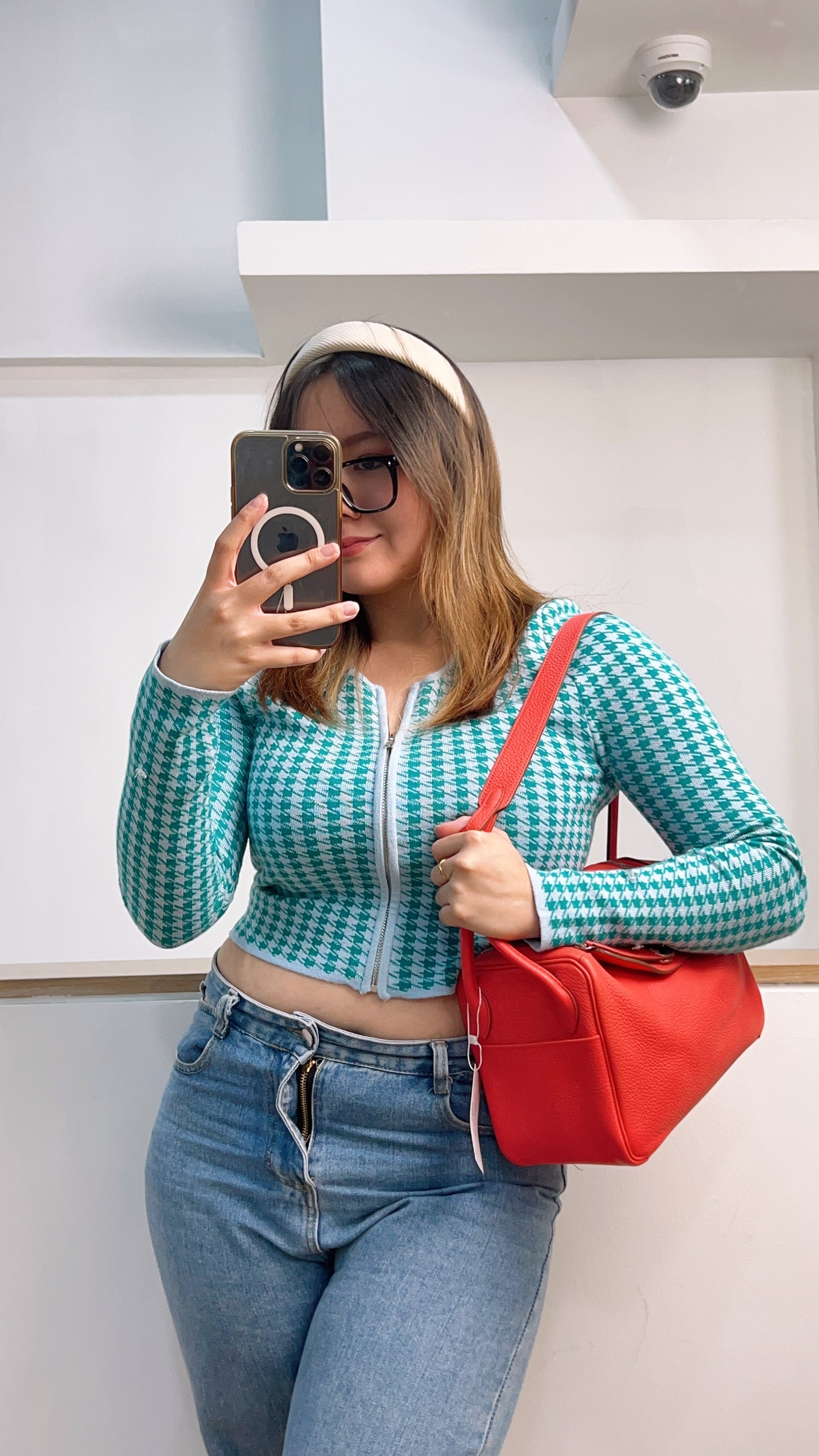 Hermes Rose Juipur Lindy 26 PHW