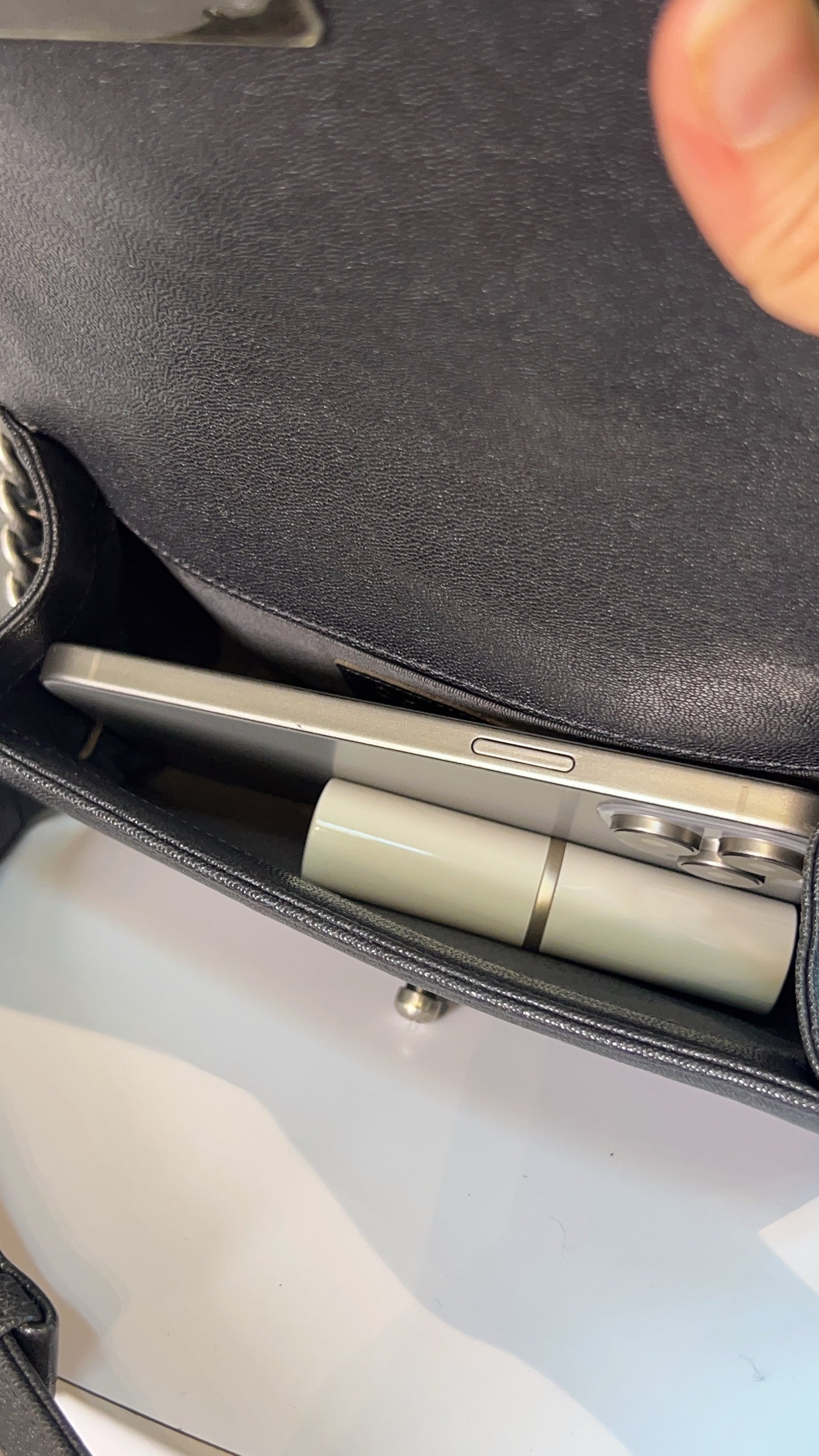 Chanel Small Boy in Dark Grey RHW