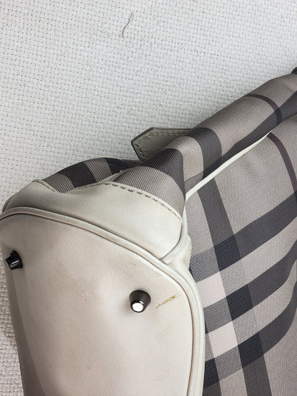 Burberry Smoked Check Walder Hobo Bag