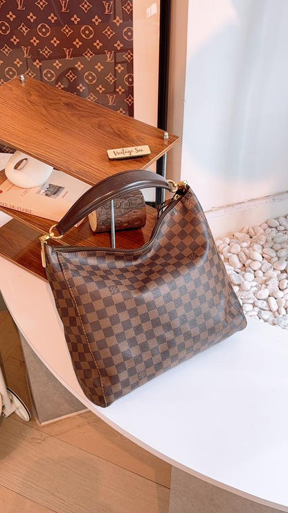 LV Damier Ebene Caissa Hobo
