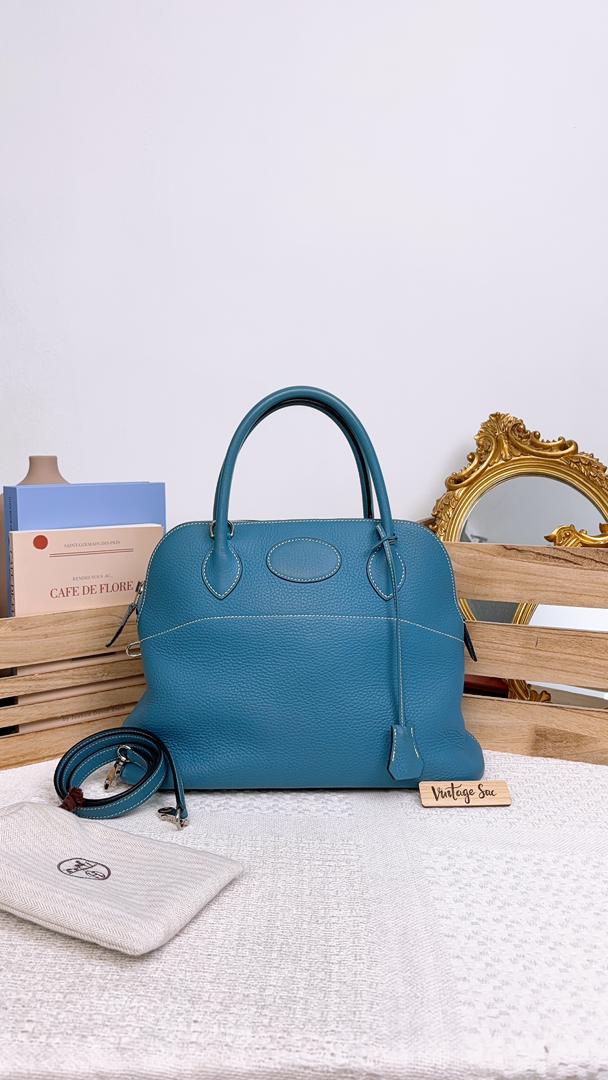 Hermes Bleu Jean Bolide 31 (PHW)