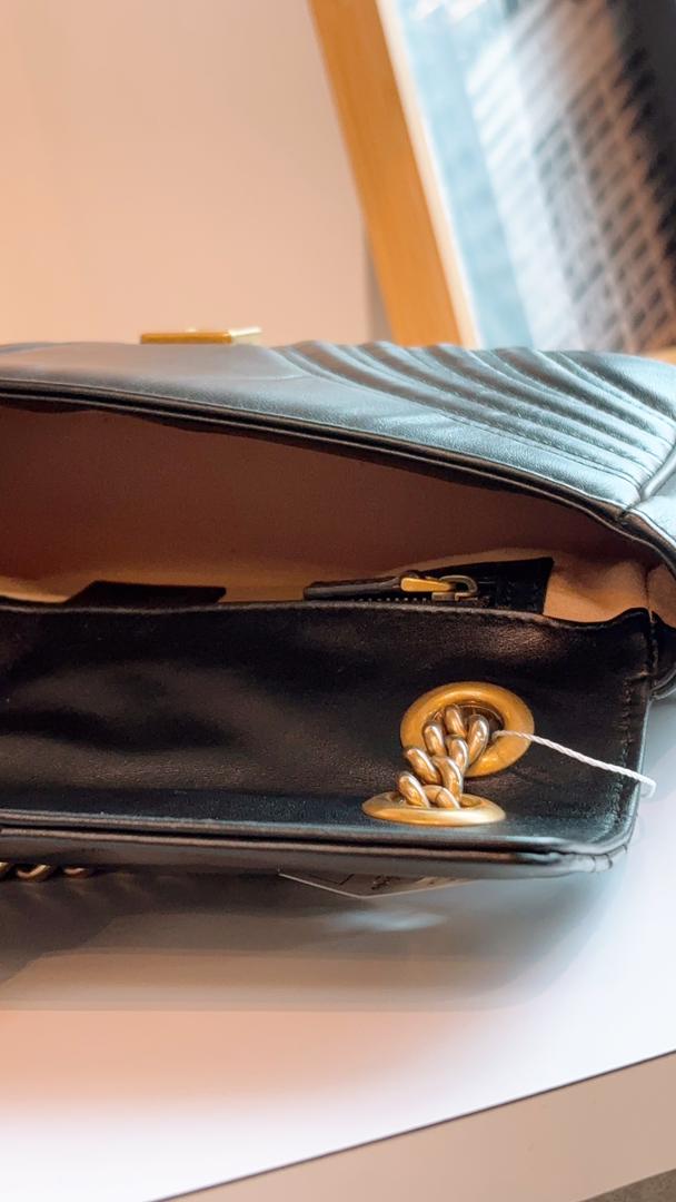 Gucci Black Small Marmont (GHW)