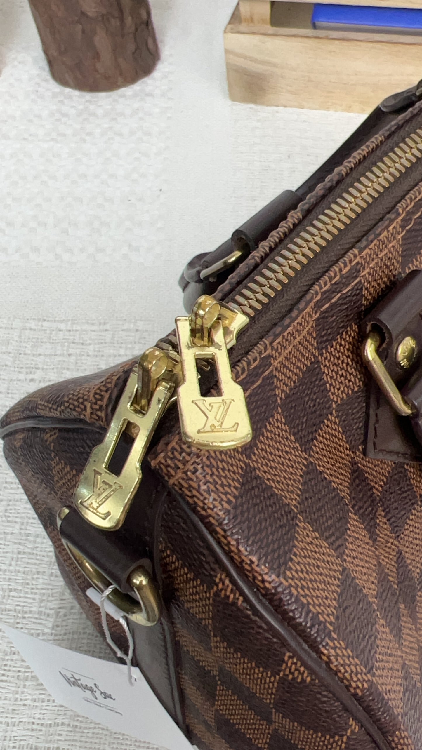 LV Damier Ebene Speedy 25 Bandouliere