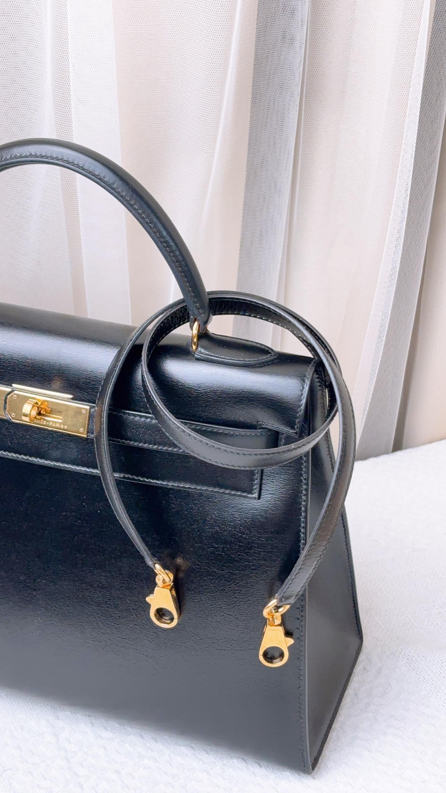 Hermes Black Box Kelly 32 (GHW)