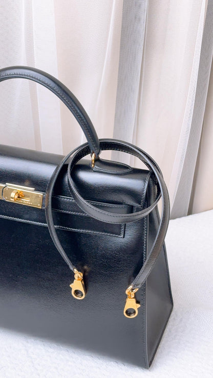 Hermes Black Box Kelly 32 (GHW)